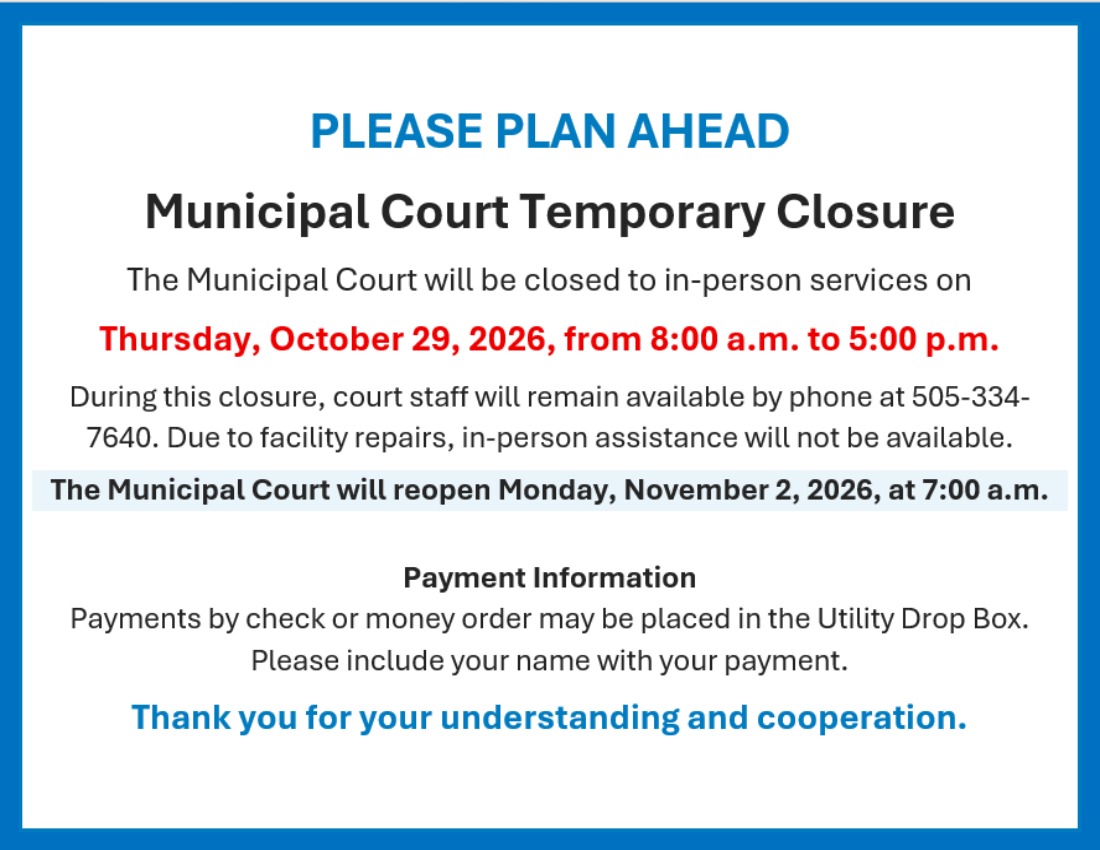 2026-10-29 Courts Closed